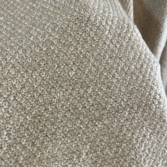 Calvin Klein Women Sweater Size 1X Tan Cowl Neck Pullover Knit Vintage Neutral - Picture 3 of 14